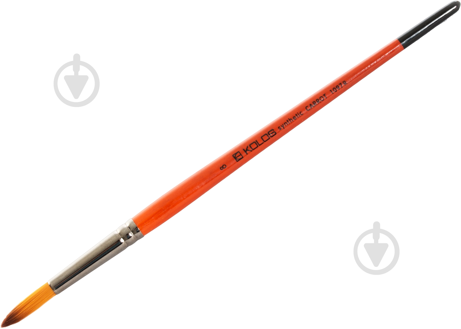 Кисточка Carrot 1097R № 8 KOLOS - фото 1