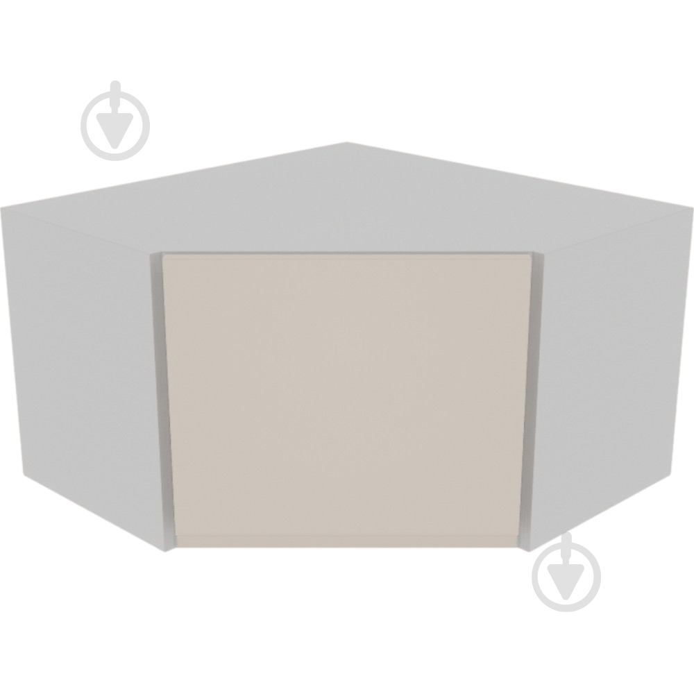 Шкаф Влада (А 60х60 (320)правая) пломбир/пепельный Світ Меблів - фото 1 Шкаф Влада (А 60х60 (320)правая) пломбир/пепельный Світ Меблів - фото 1