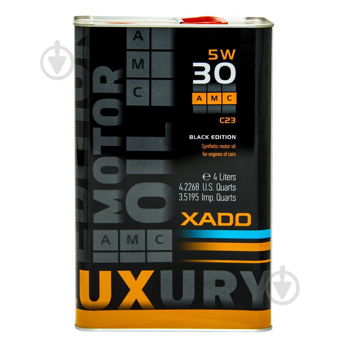 Моторна олива синтетична XADO Atomic Oil C23 AMC Black Edition 5W-30 4 л (ХА 25273) - фото 2 Моторна олива синтетична XADO Atomic Oil C23 AMC Black Edition 5W-30 4 л (ХА 25273) - фото 2