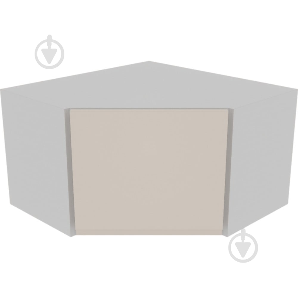 Шкаф Влада (А 60х60 (320)левая) пломбир/пепельный Світ Меблів - фото 1 Шкаф Влада (А 60х60 (320)левая) пломбир/пепельный Світ Меблів - фото 1