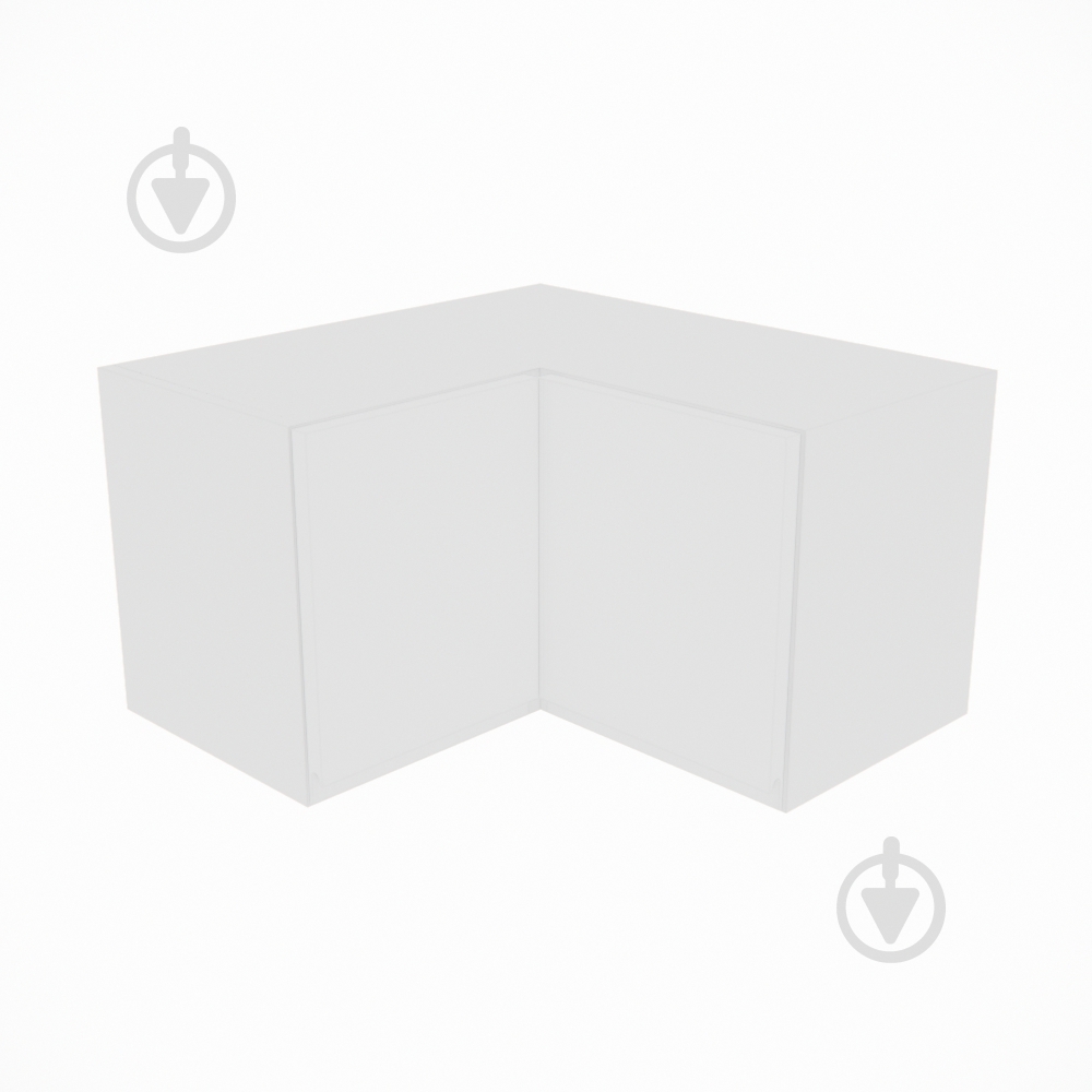 Шафа Влада (А 60х60 прямий (320)ліва) білий шовк/білий Світ Меблів - фото 1