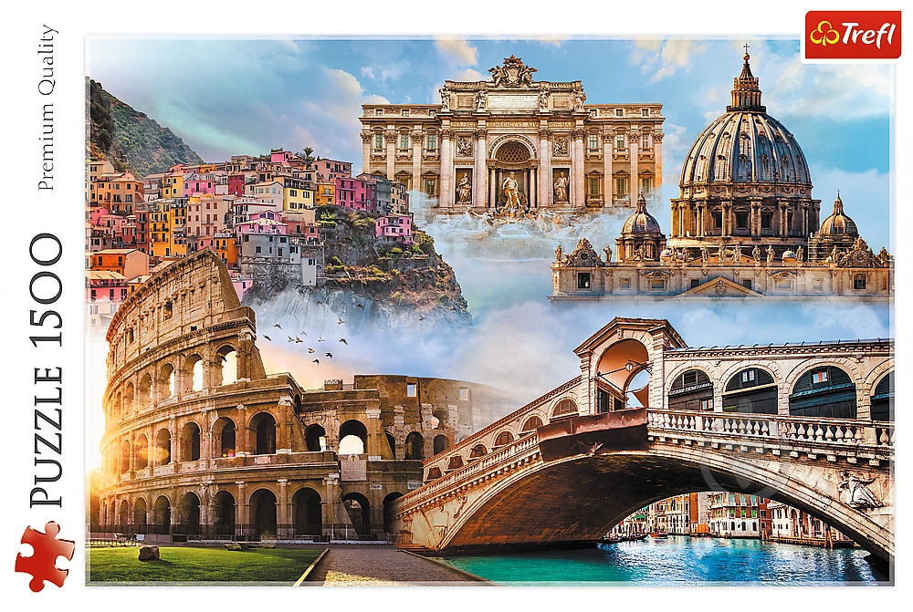 Пазл Trefl 1500 Любимые места Италия 26203 - фото 2