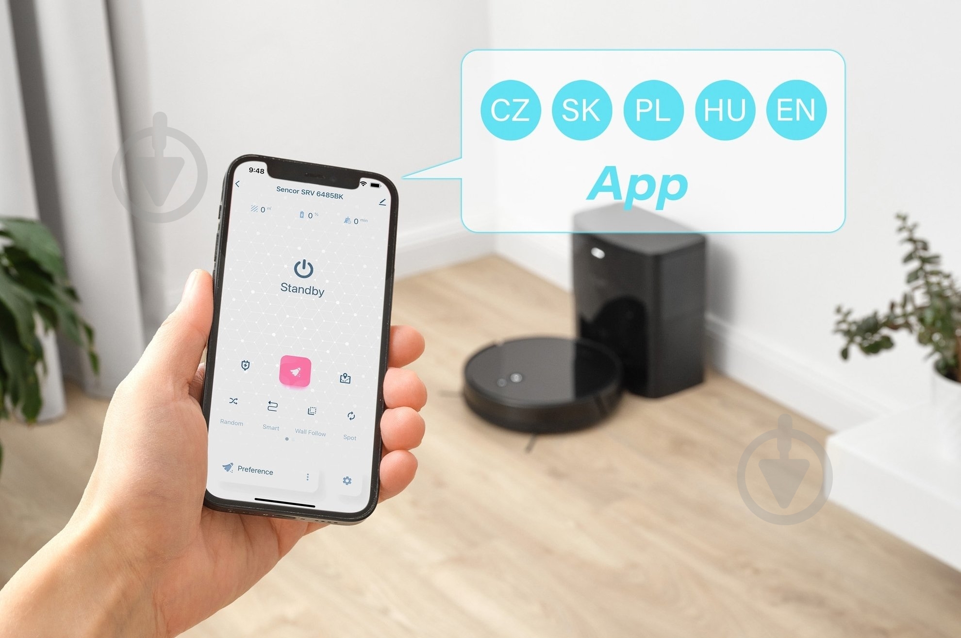 Робот-пылесос Sencor SRV6485BK black - фото 16