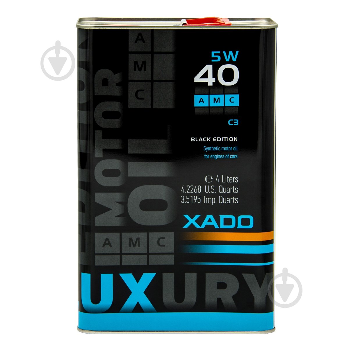 Моторна олива синтетична XADO Atomic Oil C3 AMC Black Edition 5W-40 4 л (XA 25274) - фото 2 Моторна олива синтетична XADO Atomic Oil C3 AMC Black Edition 5W-40 4 л (XA 25274) - фото 2