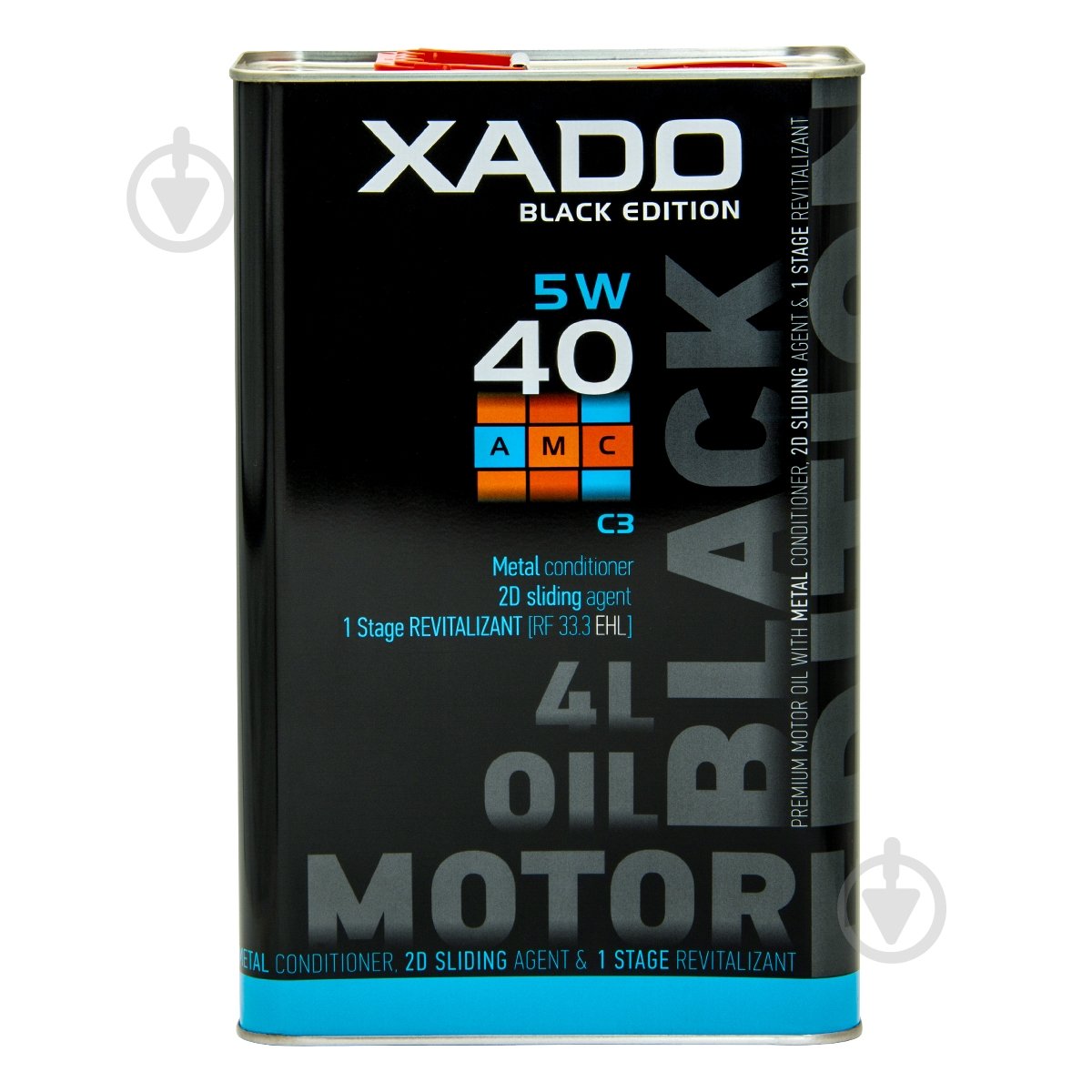 Моторна олива синтетична XADO Atomic Oil C3 AMC Black Edition 5W-40 4 л (XA 25274) - фото 1 Моторна олива синтетична XADO Atomic Oil C3 AMC Black Edition 5W-40 4 л (XA 25274) - фото 1