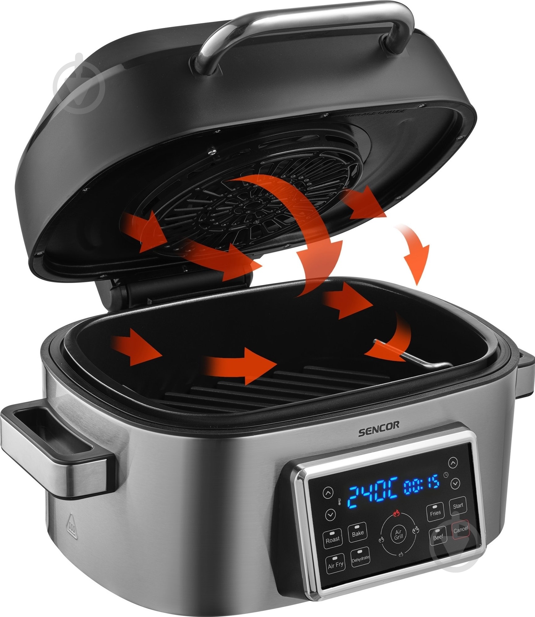 Мультипечь Sencor Vita SBG8900SS - фото 5 Мультипечь Sencor Vita SBG8900SS - фото 5