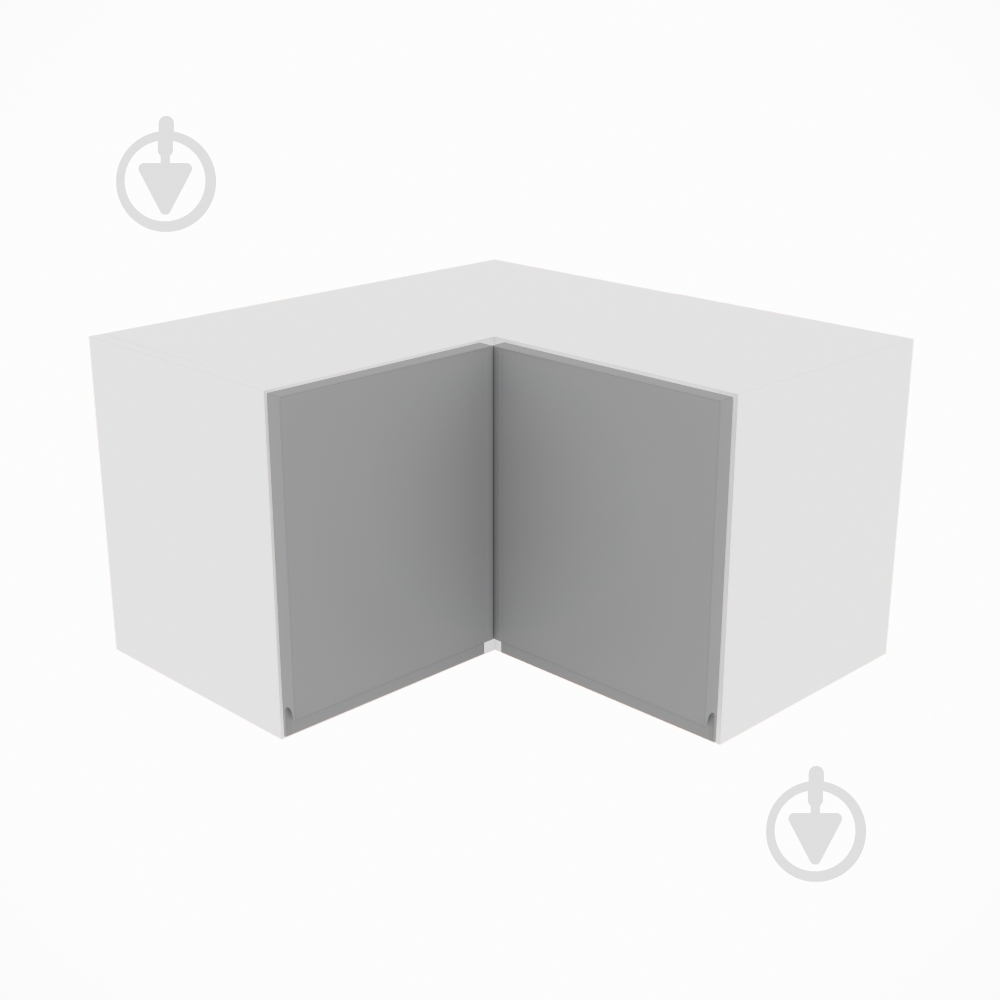 Шафа Влада (А 60х60 прямий (320)права) сірий оксамит/білий Світ Меблів - фото 1 Шафа Влада (А 60х60 прямий (320)права) сірий оксамит/білий Світ Меблів - фото 1