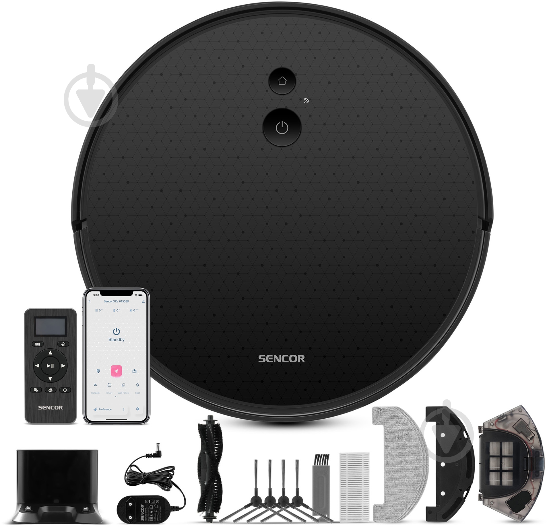 Робот-пылесос Sencor SRV6450BK black - фото 1