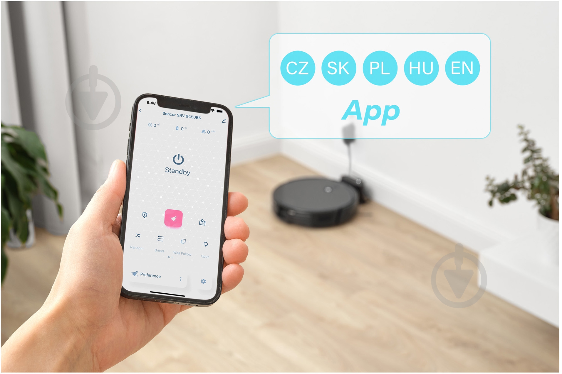 Робот-пылесос Sencor SRV6450BK black - фото 18