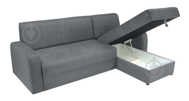 Диван угловой BRW KIRSTEN IV 2F.URCBK серый 2380x1620x870 мм - фото 5