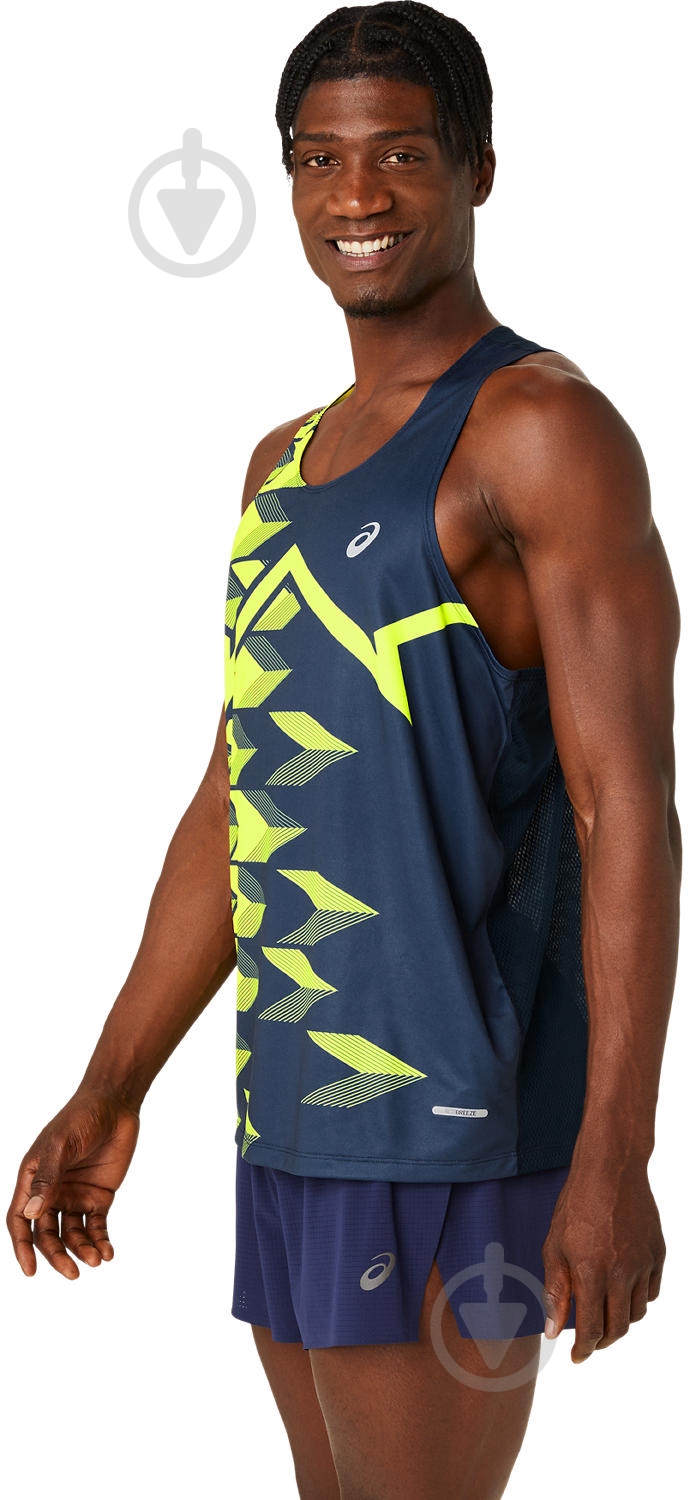 Майка Asics LIGHT GRAPHIC SINGLET 2011D123-400 р.L синий - фото 3