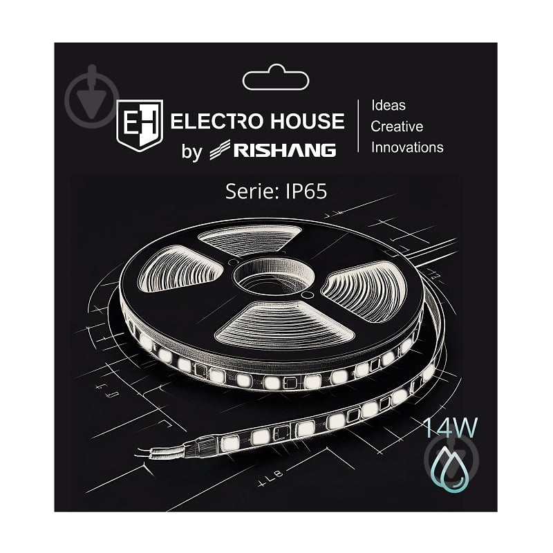 Стрічка світлодіодна ElectroHouse 14 Вт IP65 24 В різнокольоровий (RGB) EH-STR07IP65 - фото 1