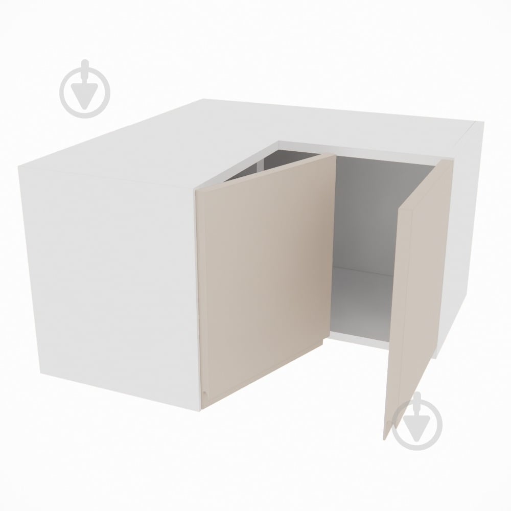 Шафа Влада (А 60х60 прямий (320)права) пломбір/білий Світ Меблів - фото 2 Шафа Влада (А 60х60 прямий (320)права) пломбір/білий Світ Меблів - фото 2