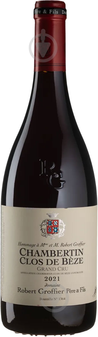 Вино Robert Groffier Pere & Fils Chambertin Clos De Beze Grand Cru красное сухое 0,75 л - фото 1