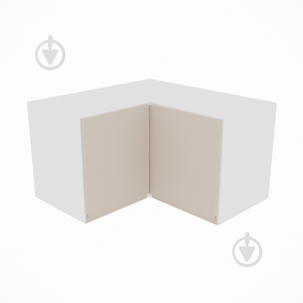 Шкаф Влада (А 60х60 прямой (320)лева) пломбир/белый Світ Меблів - фото 1 Шкаф Влада (А 60х60 прямой (320)лева) пломбир/белый Світ Меблів - фото 1