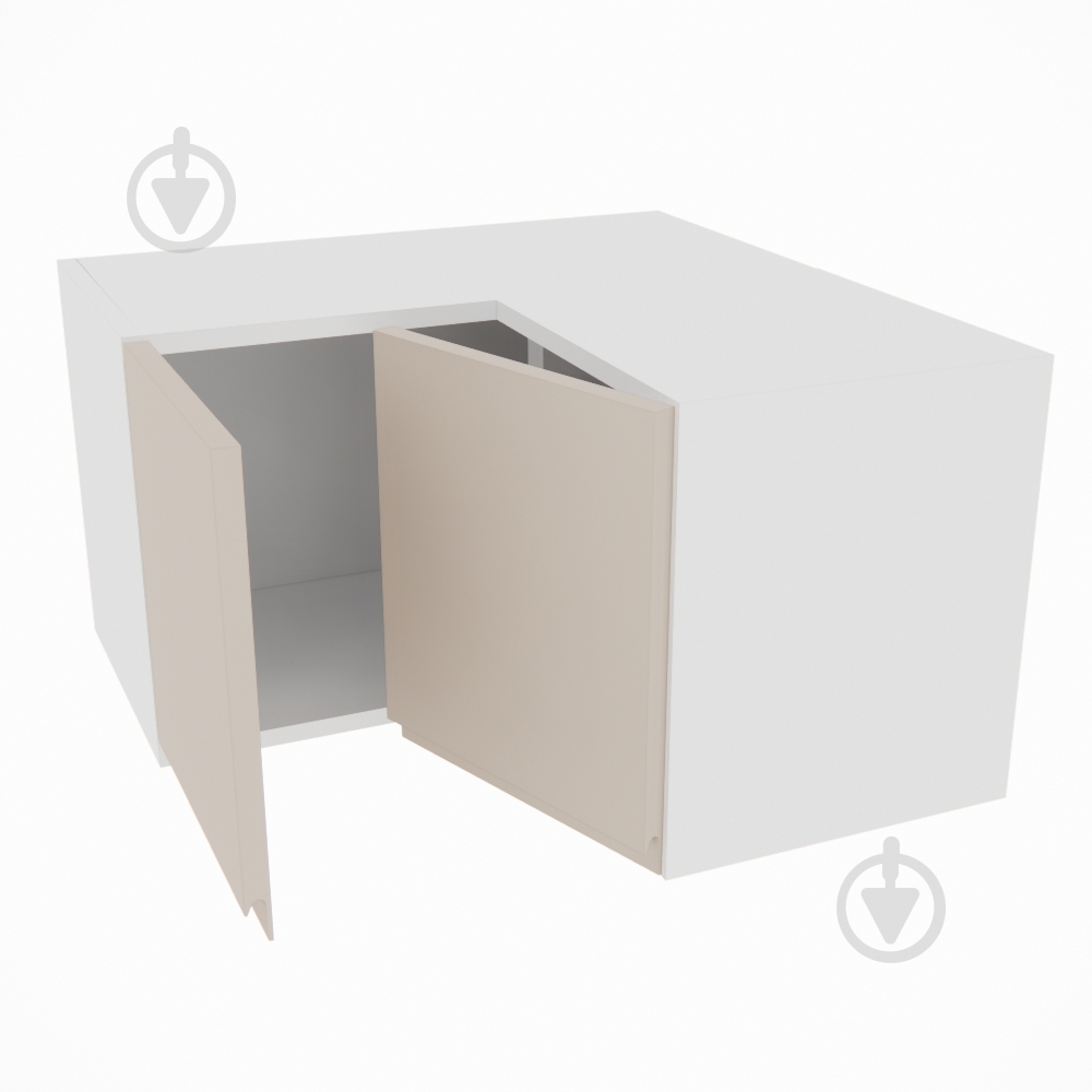 Шкаф Влада (А 60х60 прямой (320)лева) пломбир/белый Світ Меблів - фото 2 Шкаф Влада (А 60х60 прямой (320)лева) пломбир/белый Світ Меблів - фото 2