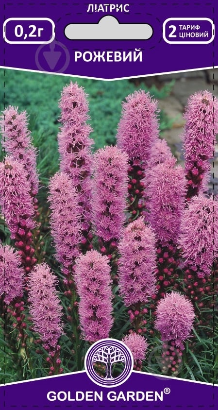 Семена Golden Garden лиатрис Розовый 0,2 г - фото 1