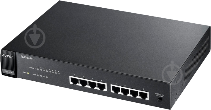 Коммутатор Zyxel ES1100-8P-EU0102F - фото 1