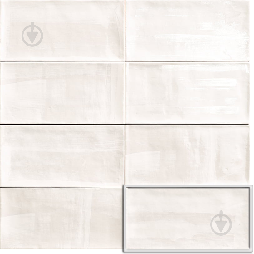 Плитка Mainzu Aquarel white 15x30 см - фото 1