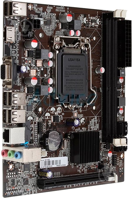 Материнская плата AFOX IH61-MA2 (Socket 1155, Intel H61, mirco ATX) - фото 2