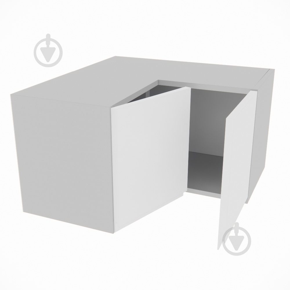 Шафа Влада (А 60х60 прямий (320)права) білий шовк/попелястий Світ Меблів - фото 2 Шафа Влада (А 60х60 прямий (320)права) білий шовк/попелястий Світ Меблів - фото 2