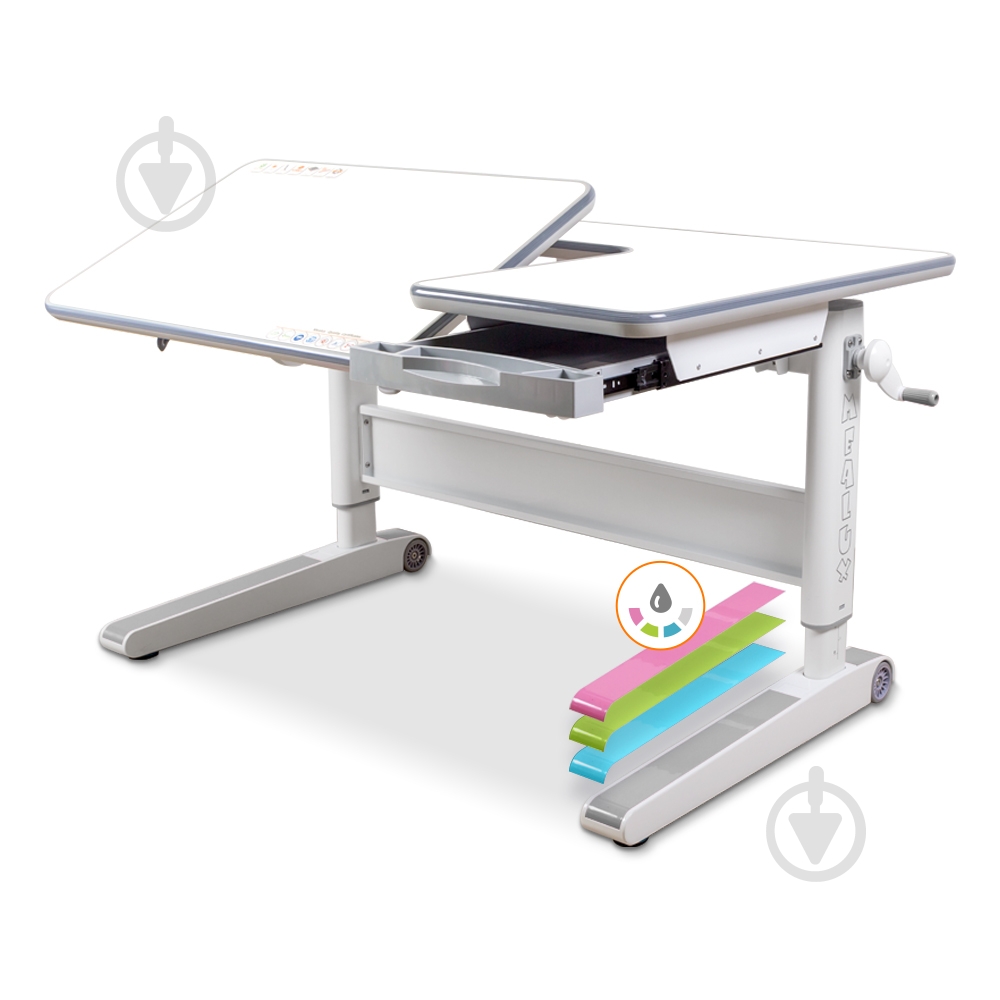 Детский стол Mealux RichWood Multicolor BD-840 W/MC - фото 1
