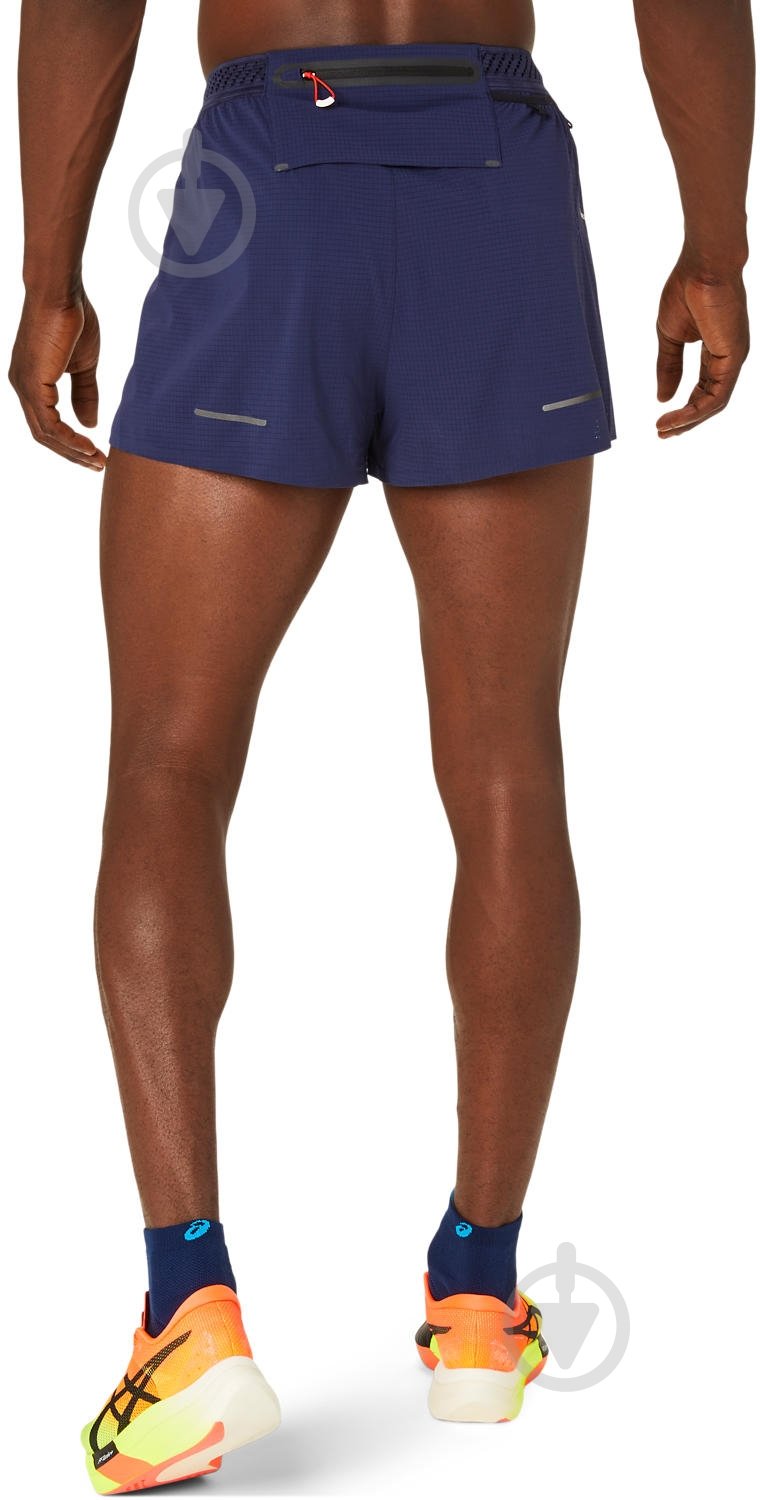 Шорти Asics METARUN SPLIT SHORT 2011C752-400 р. 2XL синій - фото 2 Шорти Asics METARUN SPLIT SHORT 2011C752-400 р. 2XL синій - фото 2