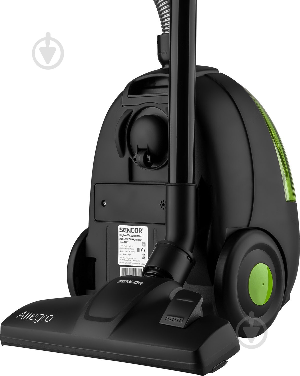 Пылесос Sencor Allegro SVC510GR-EUE2 green - фото 6