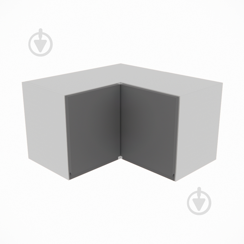 Шкаф Влада (А 60х60 прямой (320)правая) графит/пепельный Світ Меблів - фото 1