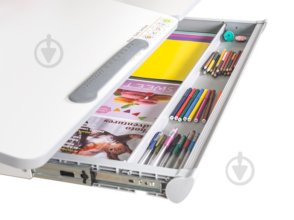Детский стол Mealux Vancouver BD-620 W/G Lite - фото 4