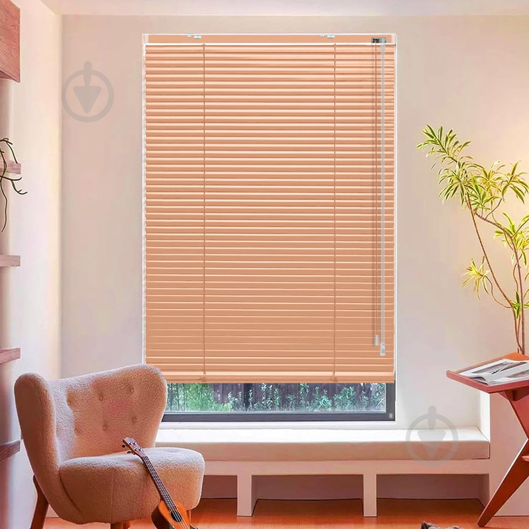 Жалюзі Rollotex алюмінієві горизонтальні з фіксацією 46х130 см чайна троянда - фото 2 Жалюзі Rollotex алюмінієві горизонтальні з фіксацією 46х130 см чайна троянда - фото 2