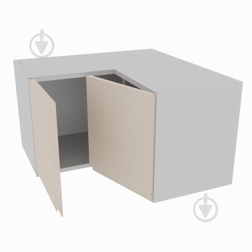 Шафа Влада (А 60х60 прямий (320)ліва) пломбір/попелястий Світ Меблів - фото 2 Шафа Влада (А 60х60 прямий (320)ліва) пломбір/попелястий Світ Меблів - фото 2