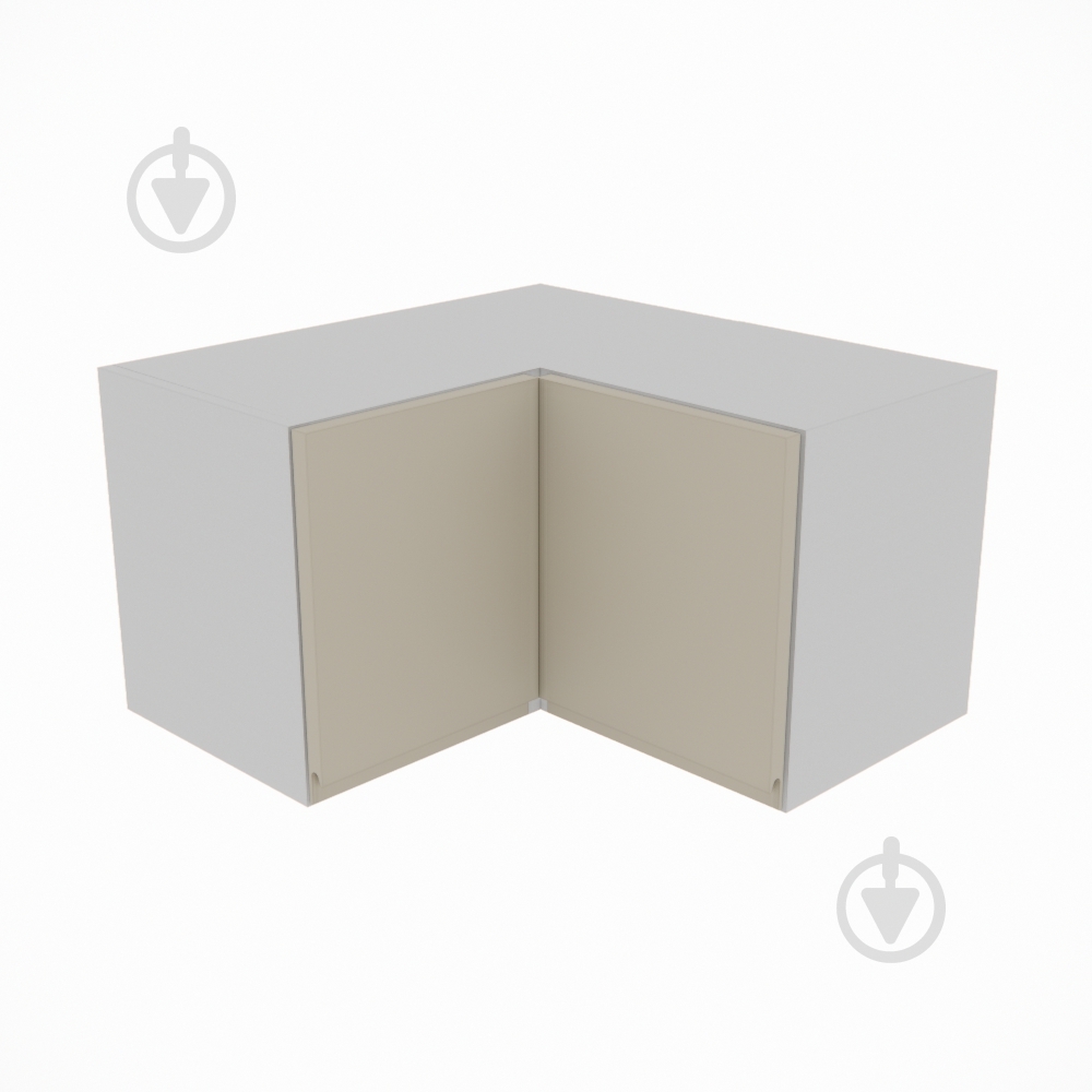 Шафа Влада (А 60х60 прямий (320)права) айворі/попелястий Світ Меблів - фото 1 Шафа Влада (А 60х60 прямий (320)права) айворі/попелястий Світ Меблів - фото 1