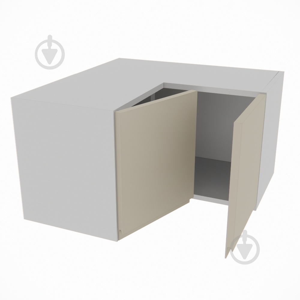 Шафа Влада (А 60х60 прямий (320)права) айворі/попелястий Світ Меблів - фото 2 Шафа Влада (А 60х60 прямий (320)права) айворі/попелястий Світ Меблів - фото 2