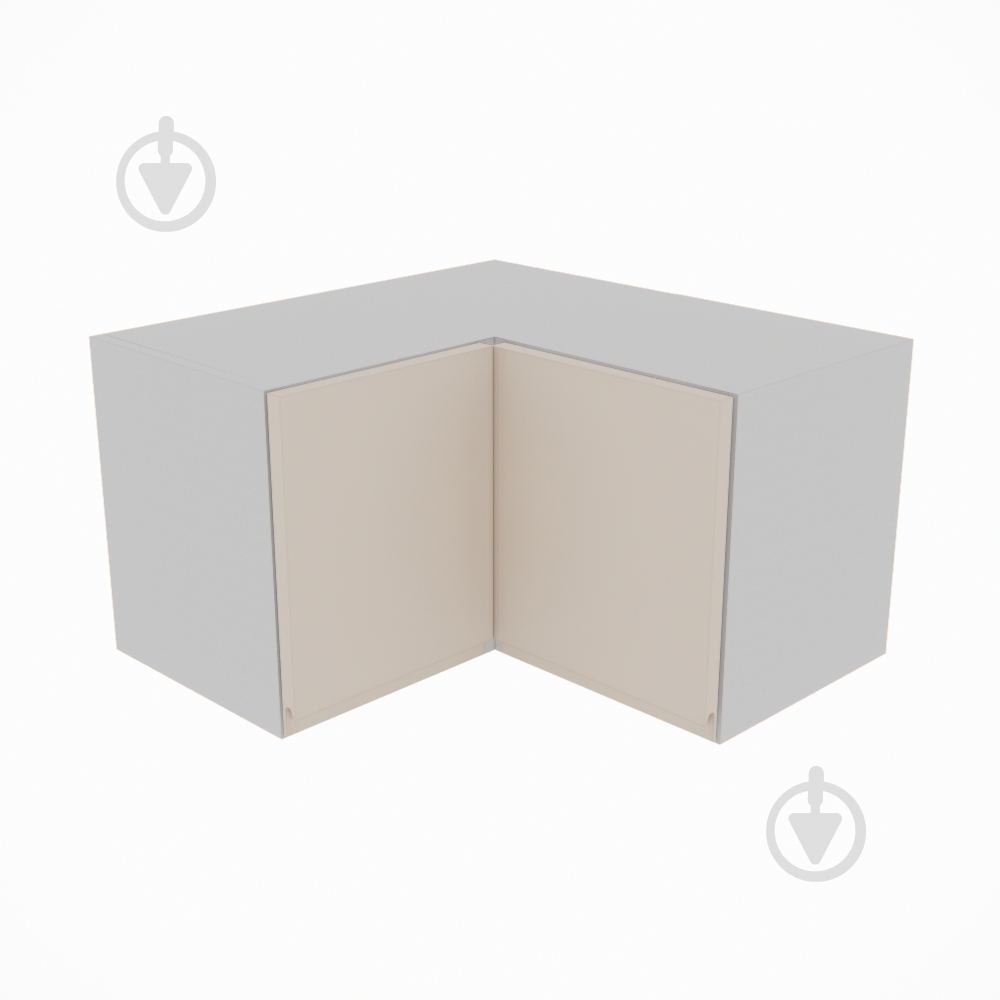 Шкаф Влада (А 60х60 прямой (320)правая) пломбир/пепельный Світ Меблів - фото 1 Шкаф Влада (А 60х60 прямой (320)правая) пломбир/пепельный Світ Меблів - фото 1