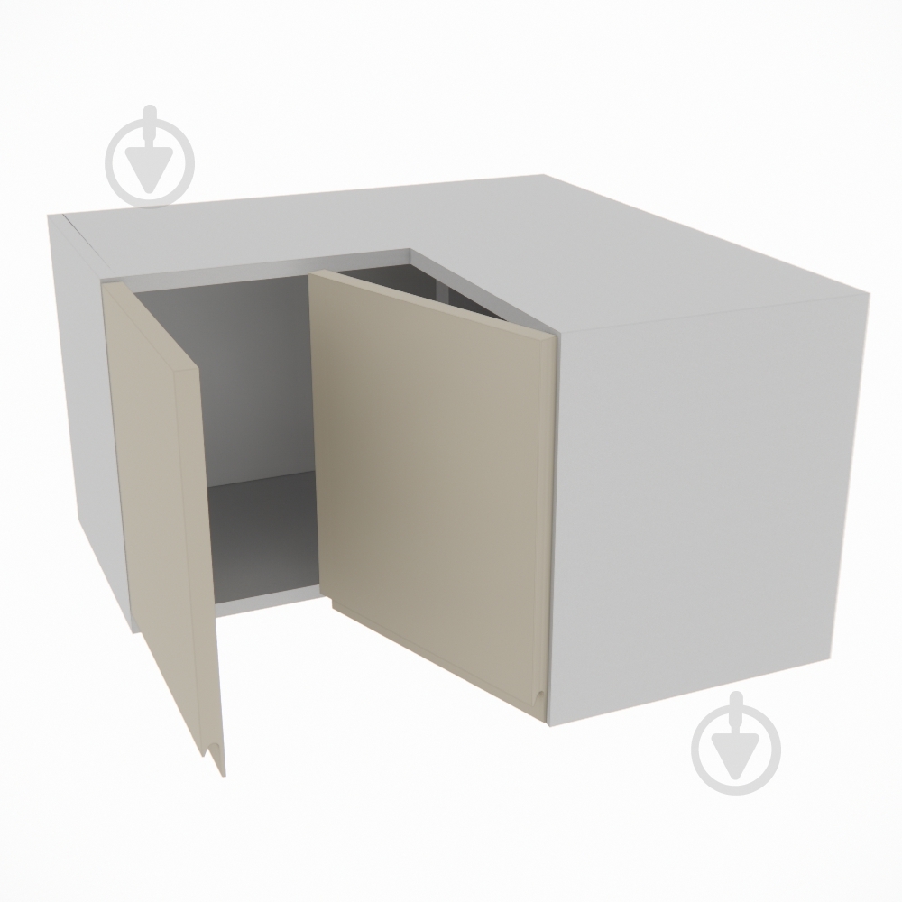 Шафа Влада (А 60х60 прямий (320)ліва) айворі/попелястий Світ Меблів - фото 2