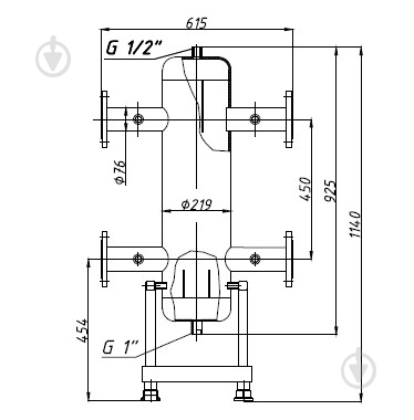 Гидрострелка Termojet в изоляции 2 1/2" - фото 2