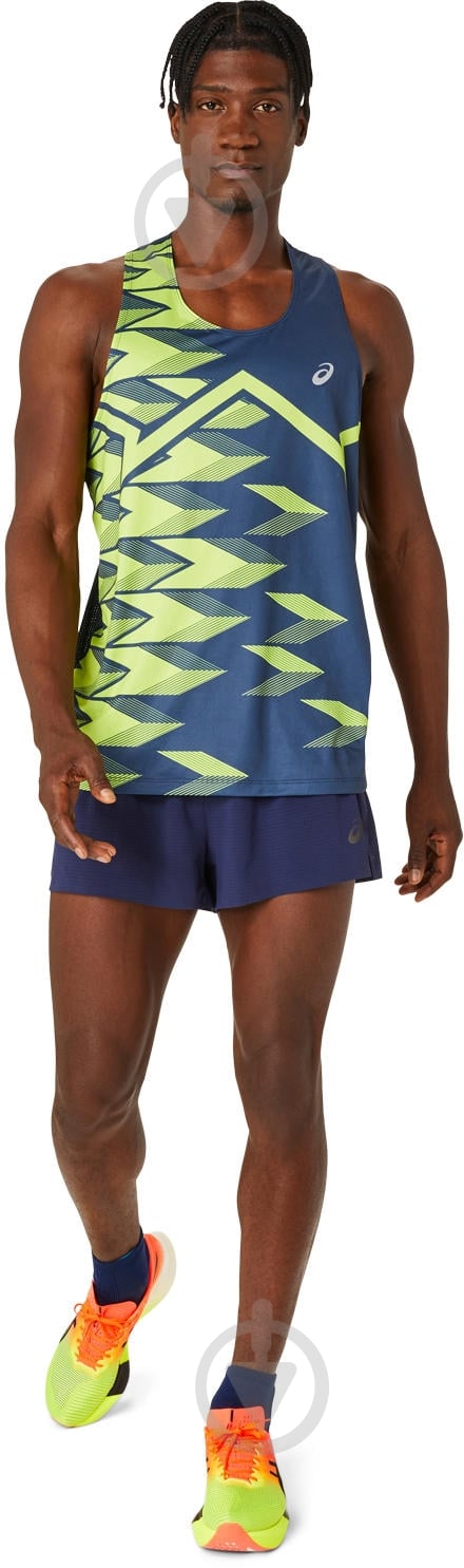 Шорти Asics METARUN SPLIT SHORT 2011C752-400 р. XL синій - фото 10