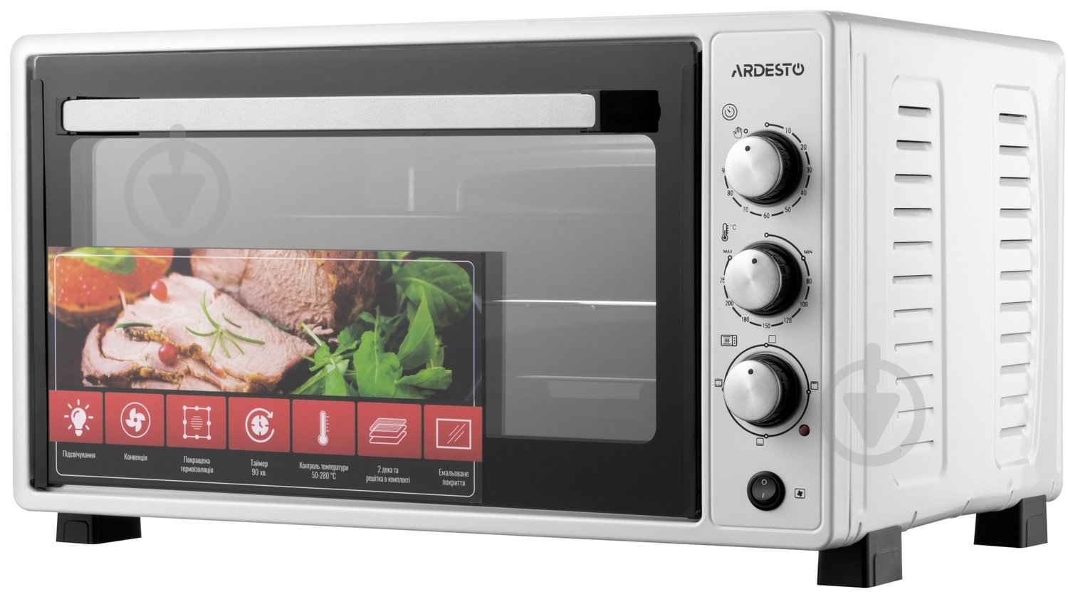 УЦЕНКА! Электрическая печь ARDESTO MEO-N52CW (УЦ №3485) - фото 2 УЦЕНКА! Электрическая печь ARDESTO MEO-N52CW (УЦ №3485) - фото 2