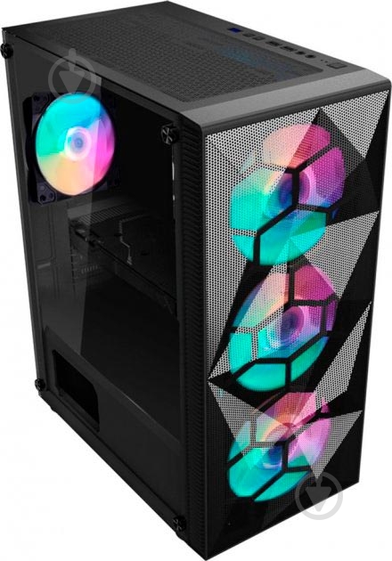 Корпус 1stPlayer X7-3G6P-1G6 Black - фото 2