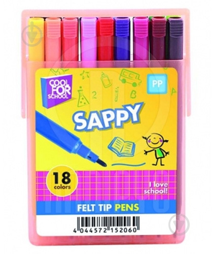 Фломастеры CF15205 12 цветов Cool For School - фото 1 Фломастеры CF15205 12 цветов Cool For School - фото 1