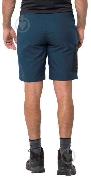 Шорты Jack Wolfskin ACTIVE TRACK SHORTS MEN 1503791_1274 р. 50 синий - фото 2