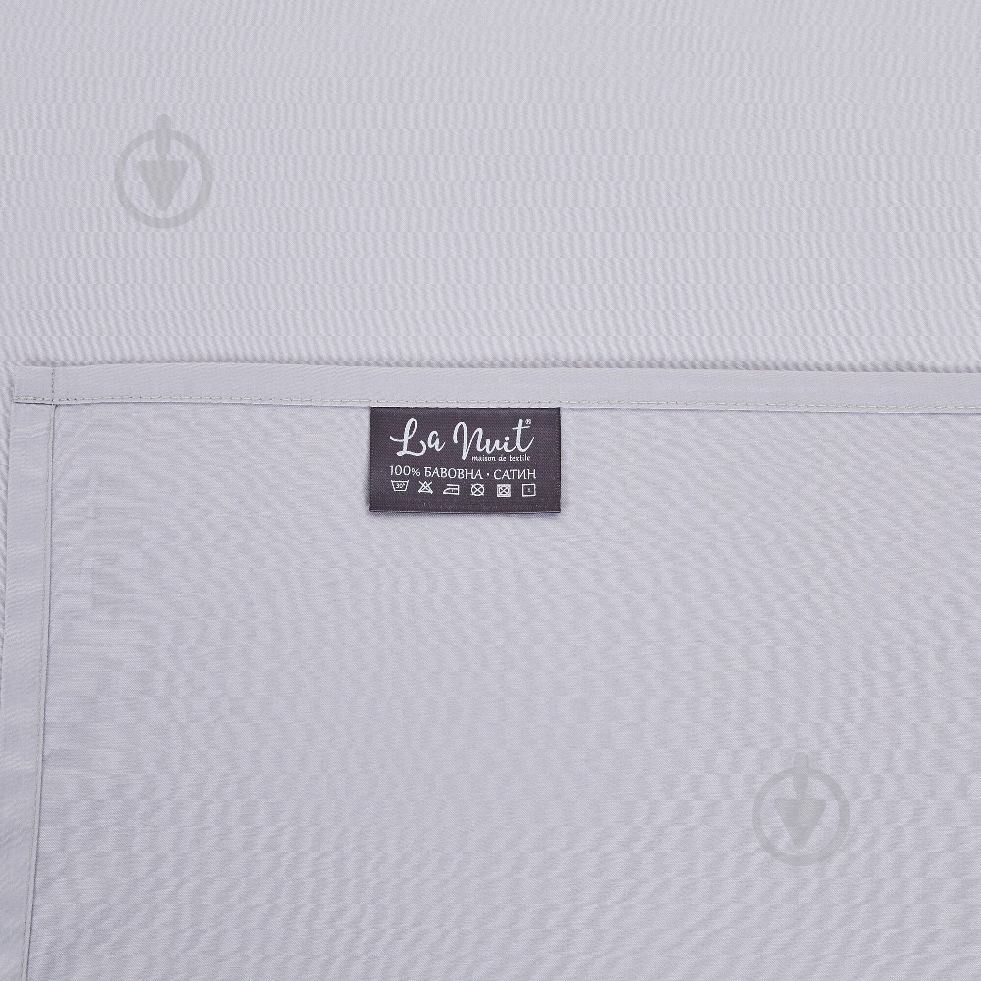 Комплект постельного белья Solid 2 светло-серый La Nuit - фото 12 Комплект постельного белья Solid 2 светло-серый La Nuit - фото 12