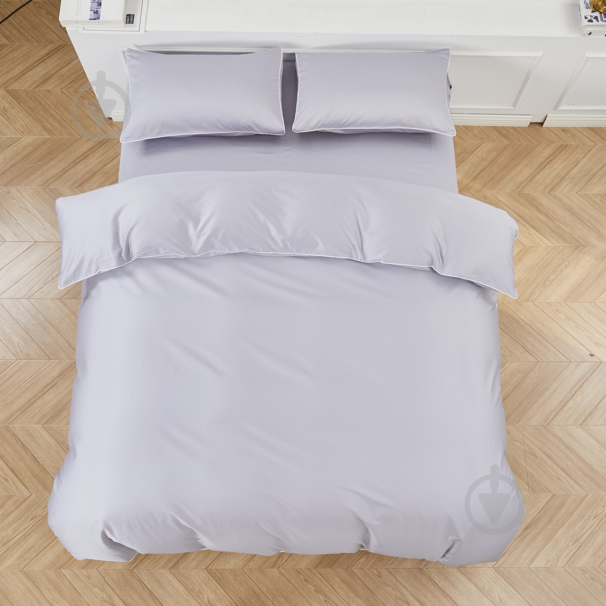 Комплект постельного белья Solid 2 светло-серый La Nuit - фото 1 Комплект постельного белья Solid 2 светло-серый La Nuit - фото 1