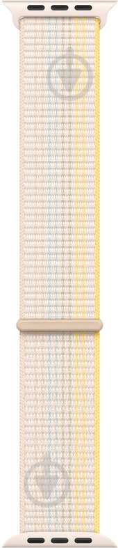Ремешок Apple Watch 45 mm Sport Loop starlight (MPLE3ZM/A) - фото 2 Ремешок Apple Watch 45 mm Sport Loop starlight (MPLE3ZM/A) - фото 2