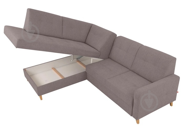 Диван угловой BRW LARS левый угол бежевый 2230x1610x830 мм - фото 7
