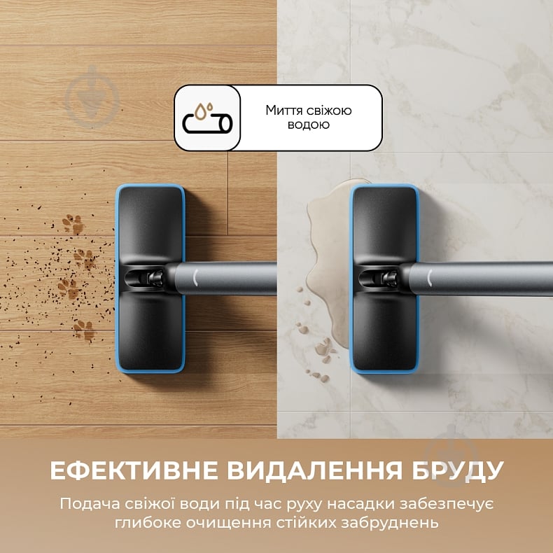 Електрошвабра DREAME MIRA MOP 10 black - фото 2