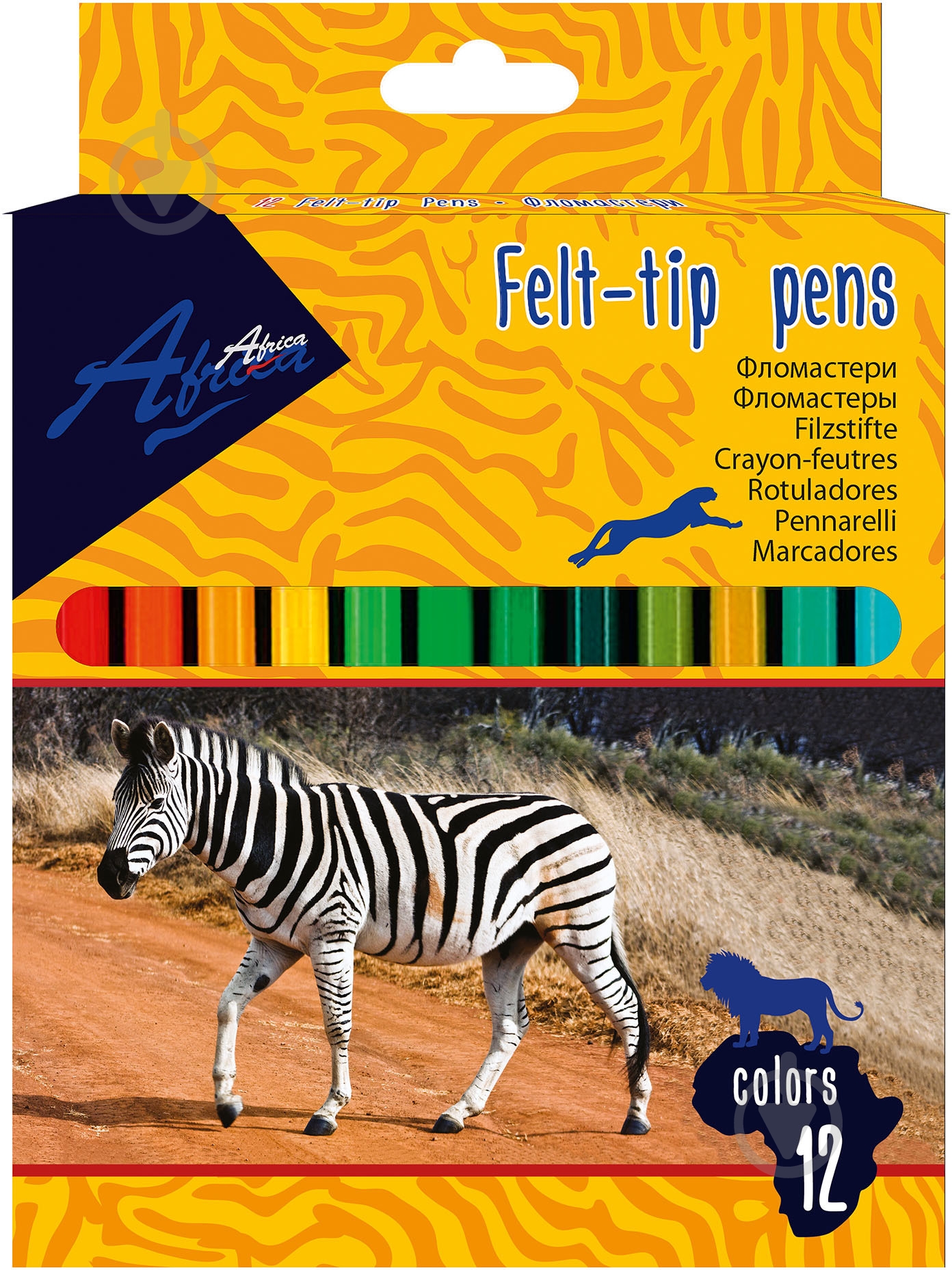 Фломастеры E11230 12 цветов Economix - фото 1 Фломастеры E11230 12 цветов Economix - фото 1