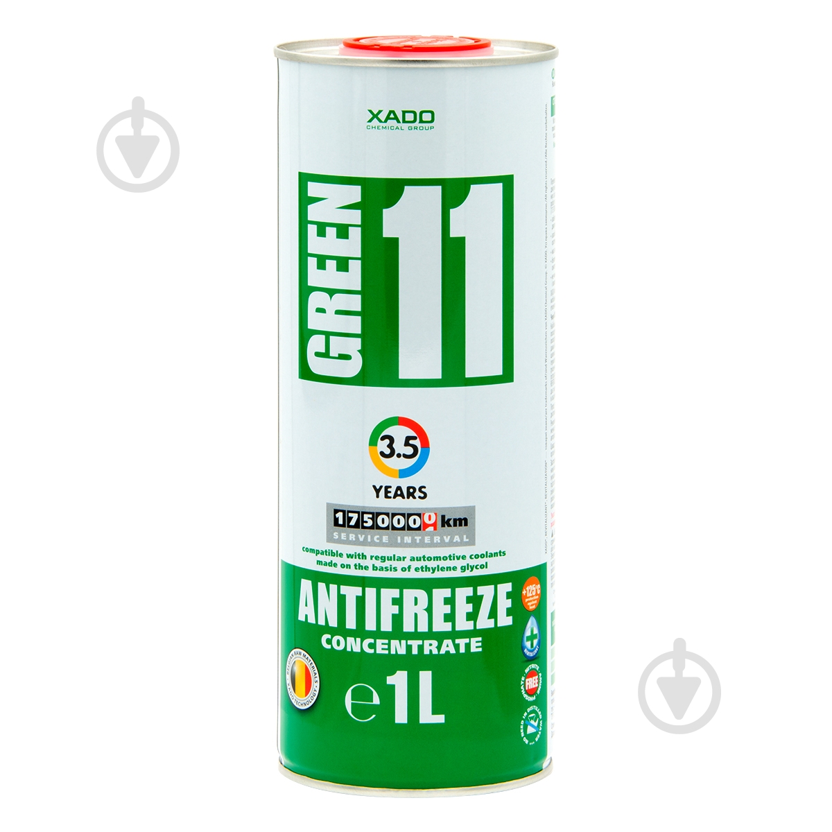 Антифриз XADO G11 от -50 до +120 концентрат 1 л сине-зеленый (XA 50004_1) - фото 1 Антифриз XADO G11 от -50 до +120 концентрат 1 л сине-зеленый (XA 50004_1) - фото 1