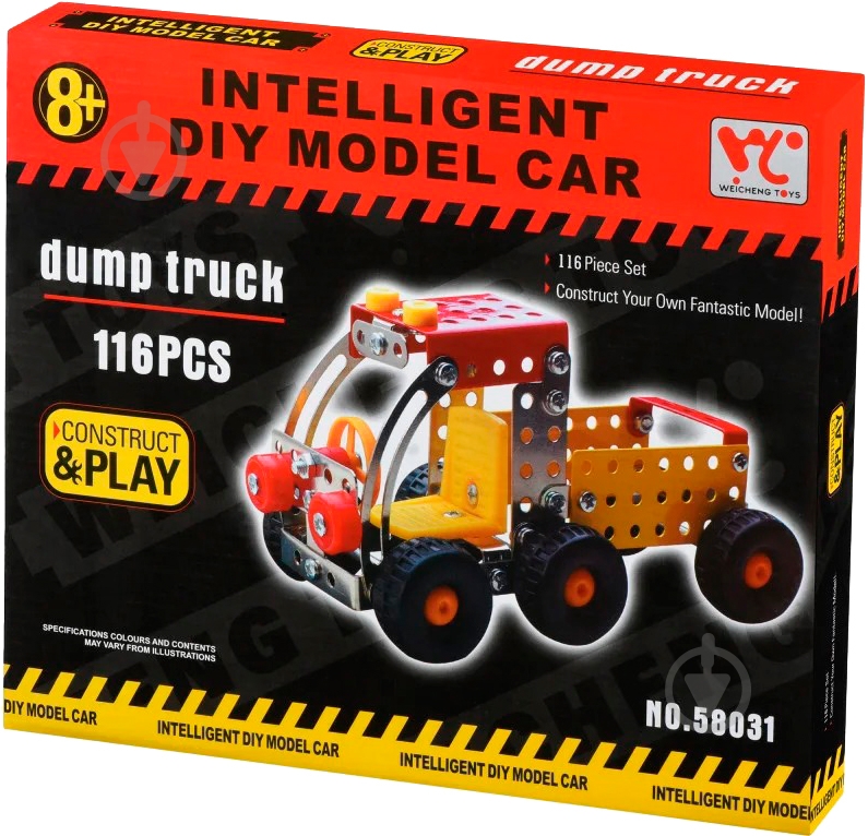 Конструктор Same Toy Inteligent DIY Model Car Самосвал 116 элементов - фото 1